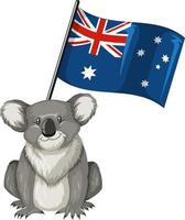 desenho de animal australiano coala vetor