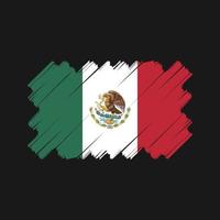 desenho vetorial de bandeira do méxico. bandeira nacional vetor