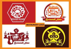 restaurante novo logotipo e modelo de design de ícone vetor