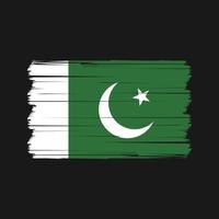 vetor de bandeira do Paquistão. vetor de bandeira nacional