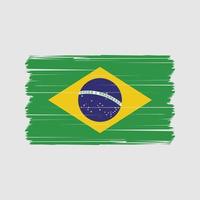vetor de bandeira do brasil. vetor de bandeira nacional