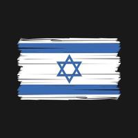 vetor de bandeira de israel. vetor de bandeira nacional
