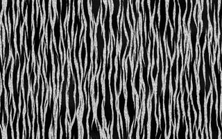 camuflagem tigre padrão sem costura textura fundo branco e listras pretas estampa elegante peludo vetor