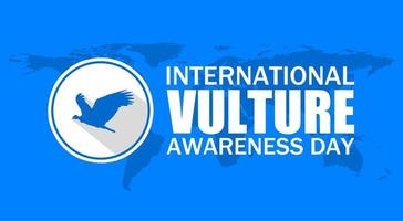 dia internacional de conscientização do abutre vetor