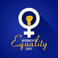 dia da igualdade feminina vetor