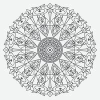 fundo de design de mandala ornamental de luxo vetor