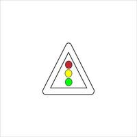 ícone design de logotipo triângulo design simples cor preta vetor