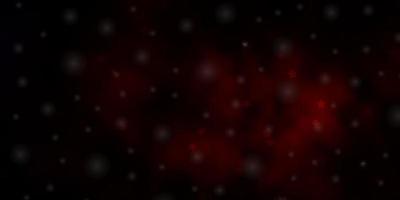 fundo vector vermelho escuro com estrelas pequenas e grandes.