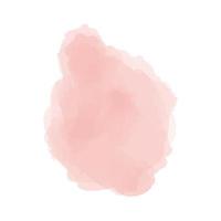 vetor blush rosa manchas de aquarela pintar stropke. aquarela rosa abstrata pintada à mão em papel.