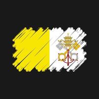 vetor de bandeira do Vaticano. bandeira nacional