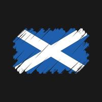 vetor de bandeira da Escócia. bandeira nacional
