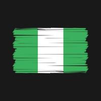 vetor de bandeira da Nigéria. vetor de bandeira nacional