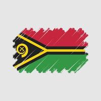 vetor de bandeira de vanuatu. bandeira nacional