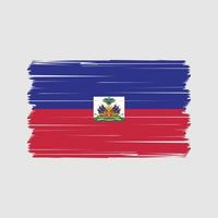 vetor de bandeira do haiti. vetor de bandeira nacional