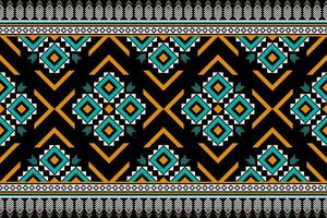 arte de padrão étnico de tapete. padrão geométrico sem costura em tribal. vetor