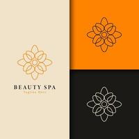 vetor de logotipo de spa e beleza