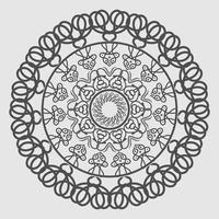 mandala. elementos decorativos vintage. padrão oriental, ilustração vetorial. islão, árabe, indiano, turco, paquistão, chinês, motivos otomanos vetor