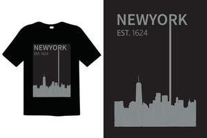 citações de letras de tipografia de nova york. projeto de camiseta. palavras inspiradoras e motivacionais prontas para imprimir. t-shirt elegante e impressão de design moderno de vestuário, ilustração vetorial. amostras globais. vetor