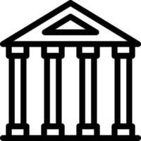 ilustração em vetor parthenon em um ícones de symbols.vector de qualidade background.premium para conceito e design gráfico.