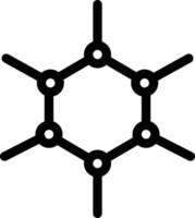 ilustração em vetor molécula em um ícones de symbols.vector de qualidade background.premium para conceito e design gráfico.
