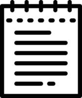 ilustração vetorial de bloco de notas em ícones de símbolos.vector de qualidade background.premium para conceito e design gráfico. vetor