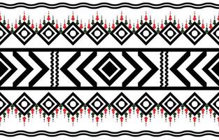 design tradicional padrão geométrico étnico oriental ikat sem costura para plano de fundo, tapete, papel de parede, roupas, embrulho, batik, tecido, ilustração vetorial. estilo bordado. vetor