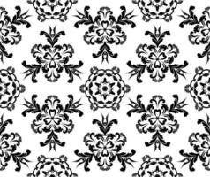 padrão sem costura de flor vermelha e branca em fundo preto para design de  tecido, papel de parede, papel de embrulho 8925525 Vetor no Vecteezy