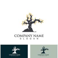 imagem de design de natureza de logotipo de árvore do elemento de ecologia de árvore vetor