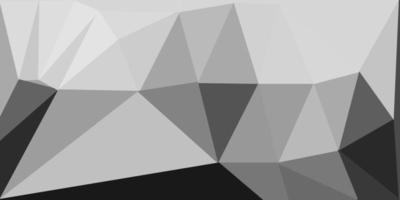 modelo de mosaico de triângulo de vetor cinza claro.