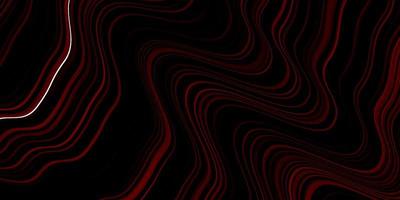 pano de fundo vector vermelho escuro com linhas dobradas.
