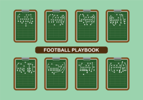 Vector de Playbook de Futebol