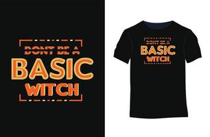 design de camiseta de tipografia de vetor de citações de halloween