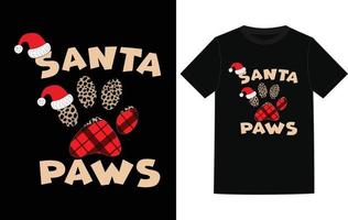 design de camiseta de natal vetor