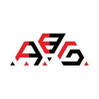 design de logotipo de carta triângulo criativo para o seu negócio vetor