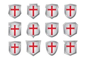 Vetores de formas Shield Templar