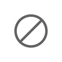 ícone proibido. perfeito para web design ou aplicações de interface de usuário. sinal e símbolo de vetor