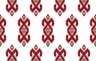 padrão sem emenda de ikat étnico em tribal. estilo americano, mexicano. vetor