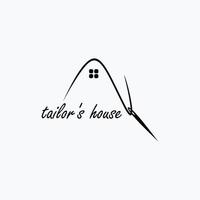 design de logotipo abstrato taylor house vetor