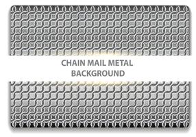 Chainmail metal sem costura vetor