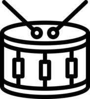 ilustração vetorial de tambor em um ícones de symbols.vector de qualidade background.premium para conceito e design gráfico. vetor