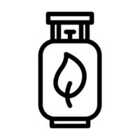 design de ícone de gás ecológico vetor