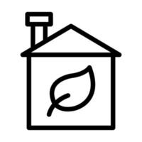 design de ícone de casa ecológica vetor
