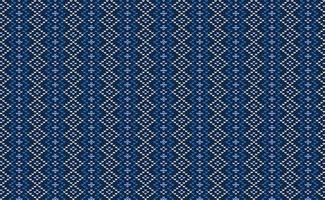 padrão de ponto de cruz azul e branco, fundo contínuo de bordado em ziguezague, vetor de malha de losango