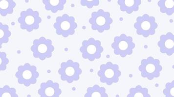 ilustração de fundo de flor pastel fofa, perfeita para papel de parede, pano de fundo, cartão postal, plano de fundo vetor