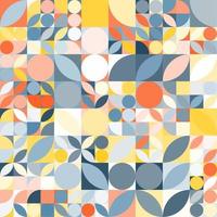 fundo de textura abstrata geométrica com padrão minimalista de formas coloridas dinâmicas vetor