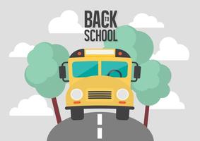 Antecedentes do vetor Back To School grátis