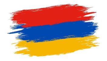 vetor vintage bandeira da armênia