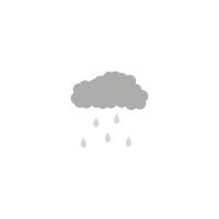 ilustração vetorial de ícone de chuva vetor