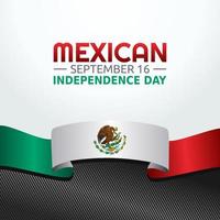 gráfico vetorial do dia da independência mexicana bom para a celebração do dia da independência mexicana. projeto plano. ilustração de design.flat de panfleto.