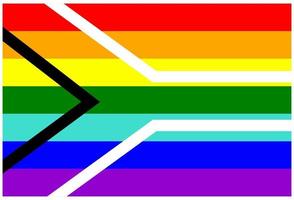 bandeira do orgulho lgbt, fundo da bandeira do arco-íris. movimento multicolorido da bandeira da paz. símbolo de cores originais. vetor